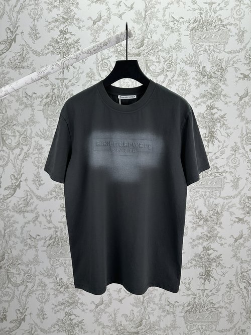 Alexander Wang Reflective Halo Print Emblem T-Shirt