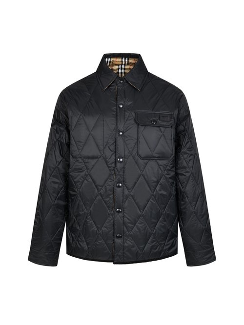 Burberry Double-Sided Checked Jacket with Tech