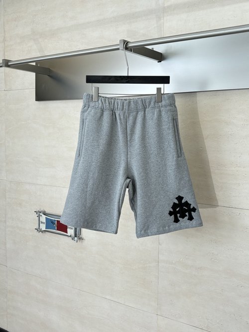 Chrome Hearts Patch Embroidery Cotton-Poly Blend Shorts