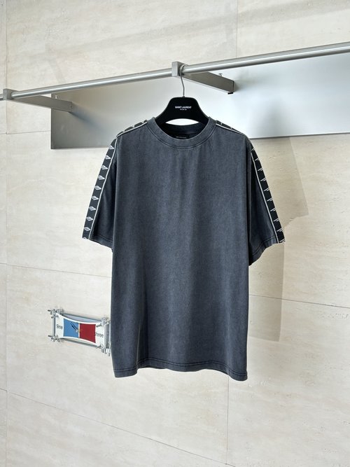 Balenciaga 3M Jacquard String Logo Short-Sleeve T-Shirt