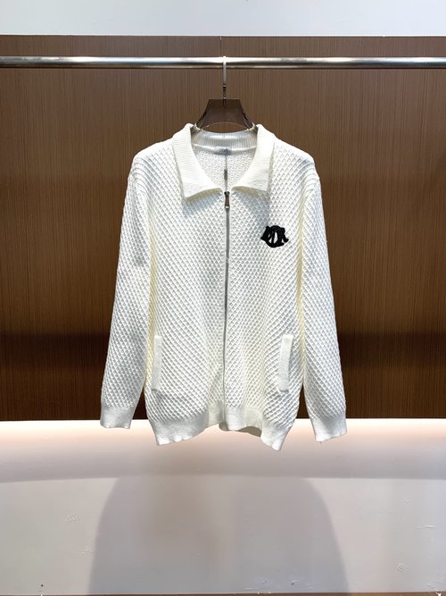 Dior Stylish Wool-Blend Jacket with Embroidered Details