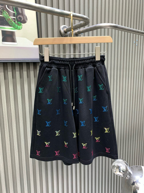 Louis Vuitton Comfortable Full-Diamond Straight-Leg Pants