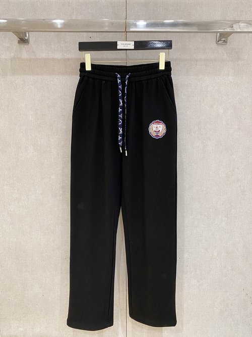 Louis Vuitton Warm and Stylish Straight Loose-fit Pants