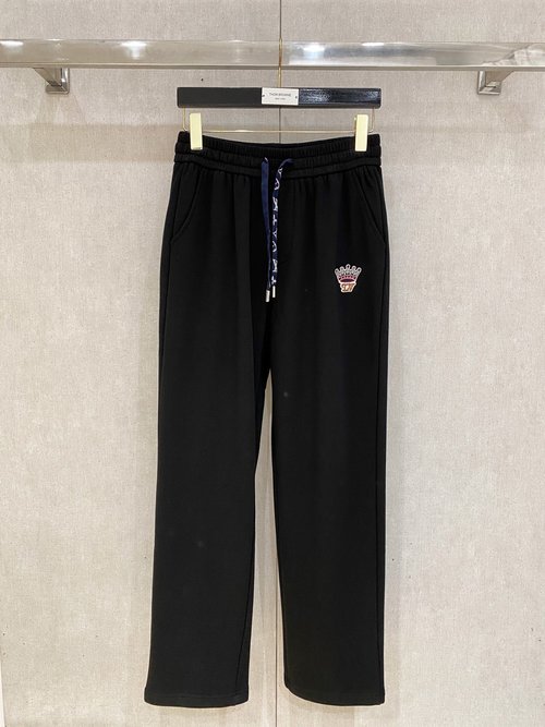 Louis Vuitton Warm and Stylish Straight Loose-fit Pants