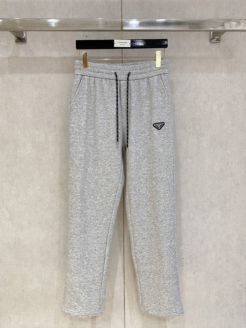 Prada Warm and Stylish Straight-Leg Casual Pants