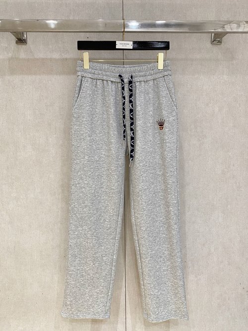 Louis Vuitton Warm and Stylish Straight-Leg Casual Pants