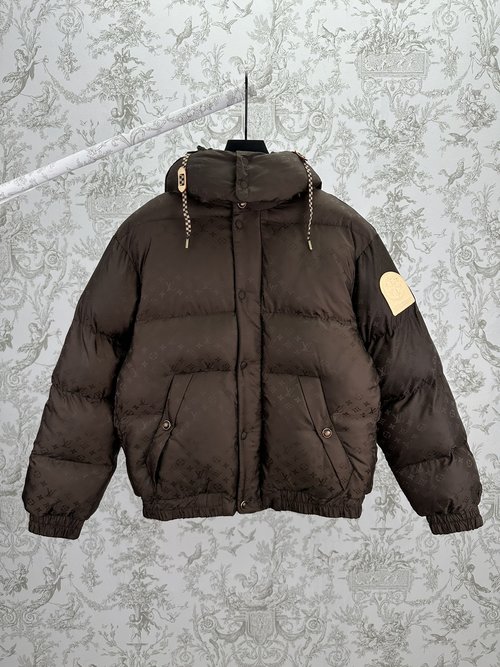 Louis Vuitton Monogram Jacquard Jacket with Eco-Friendly Filling