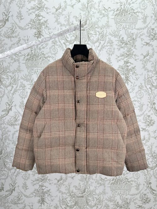 Louis Vuitton Tweed Waist-Cinching Jacket with Detail Decor