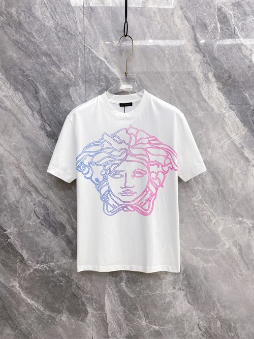 Versace New Arrival Short-Sleeved Round-Neck T-Shirt