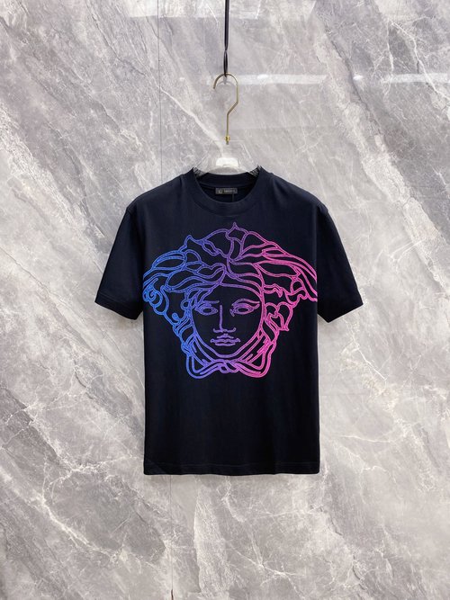 Versace New Arrival Short-Sleeved Round-Neck T-Shirt