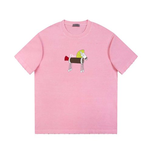 Dior Printed Short Sleeve Tee, Comfortable & Durable