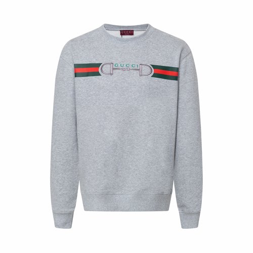 Gucci Horse-themed Embroidered Crewneck Sweatshirt with Heavyweight Fabric
