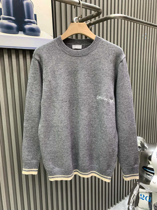 Dior Embroidered Wool Pullover with Stereo Effect
