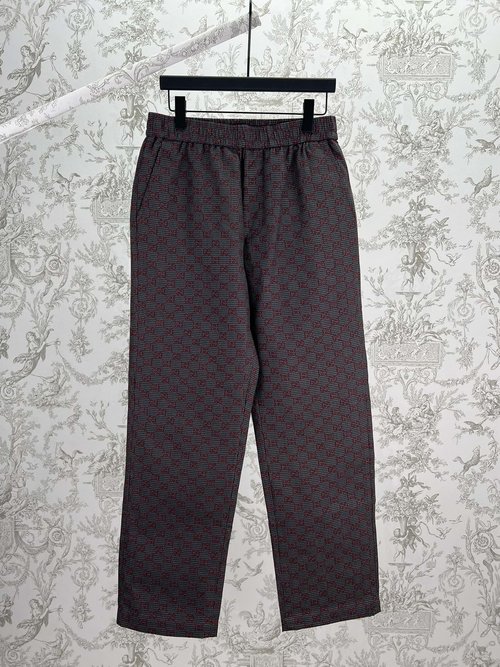 Gucci GG Monogram Full-Print Trousers