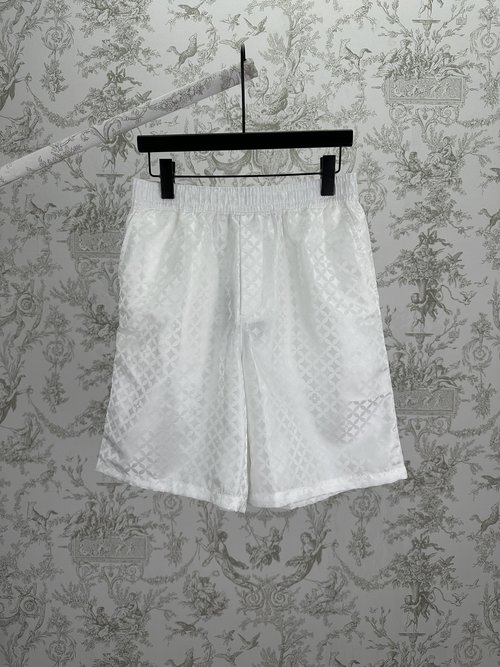 Louis Vuitton Jacquard Shorts with Dandy Monogram Pattern