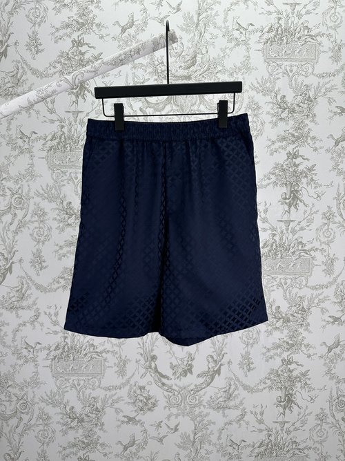 Louis Vuitton Jacquard Shorts with Dandy Monogram Pattern