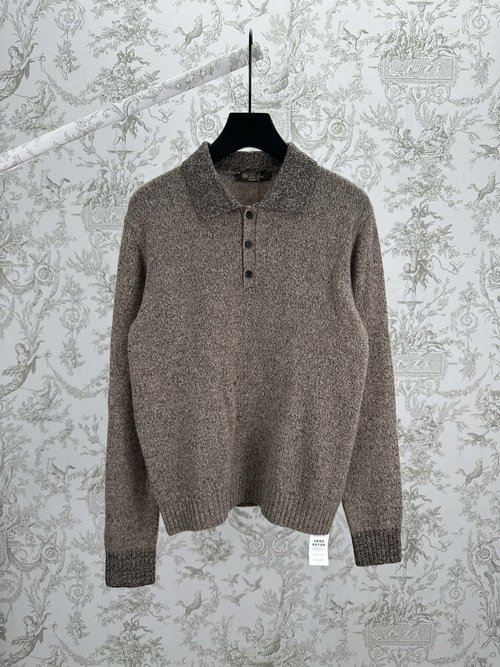 Loro Piana Sheep Meadow Polo Shirt in Wool and Cashmere Blend