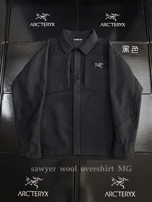 Versace Tech Wool Blend Retro Style Outdoor Jacket