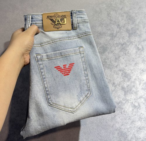 Armani Comfortable and Stylish Straight-Leg Jeans