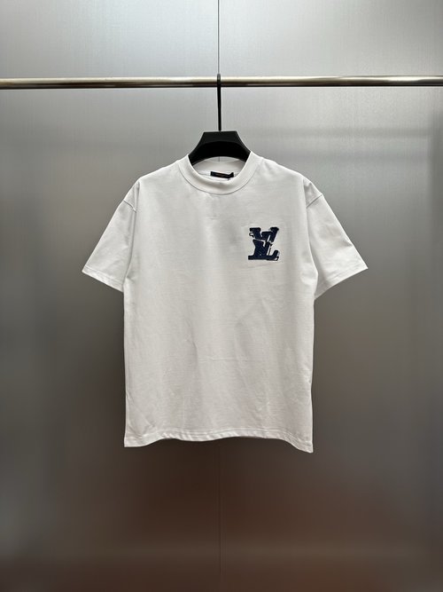 Louis Vuitton Denim-Embroidered Short Sleeve, Classic with New Twist