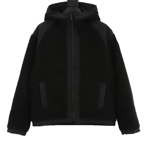 Canada Goose Reversible Fleece Zip-up Jacket with Embroidered Labels