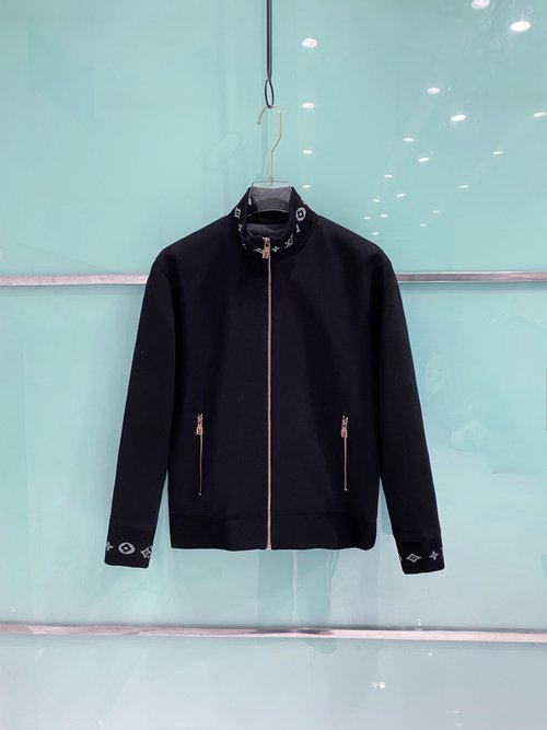 Louis Vuitton Double - Layered Knit Down Jacket with Monogram