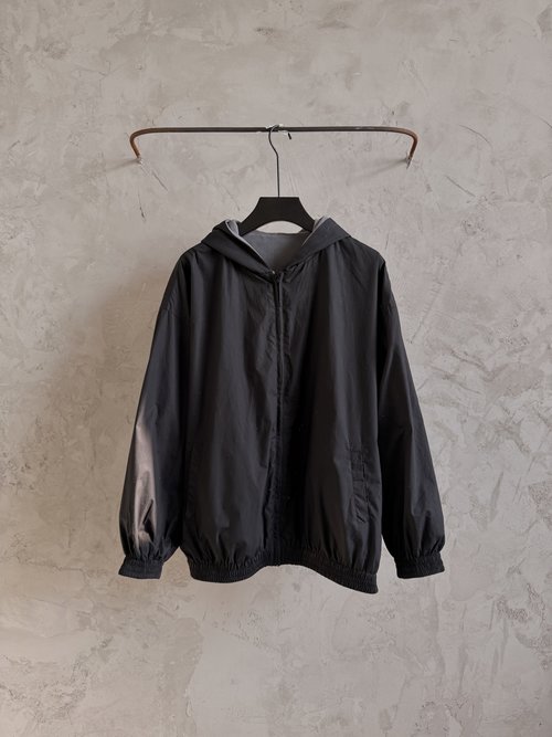 Balenciaga Reversible Fleece-lined Windbreaker with Embroidered Logo