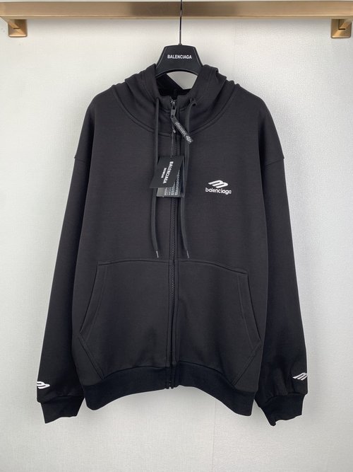 Balenciaga Velvet Hoodie with Custom Accessories