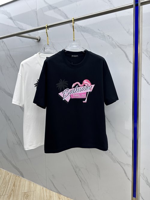 Balmain Cross Emblem Jeans with Distressed Detail & Luxury Finish