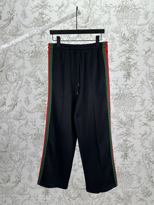Gucci Sporty Pants with GG Logo and Webbing