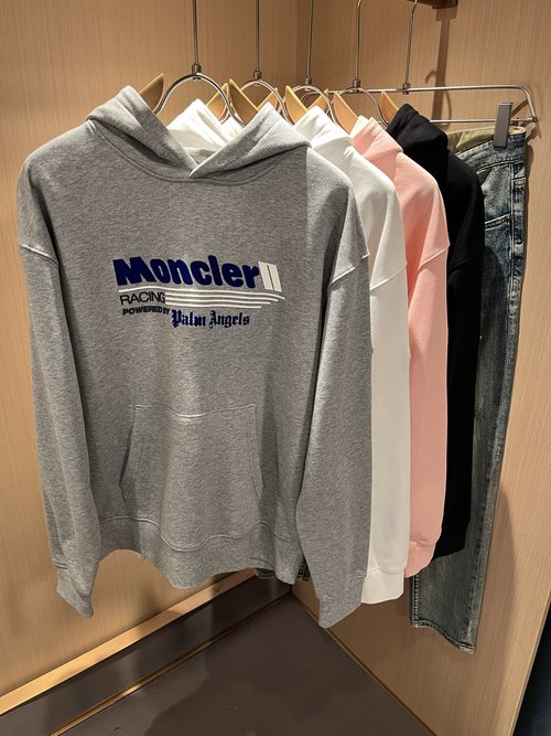 Moncler Comfortable Long Sleeve Hoodie with Logo