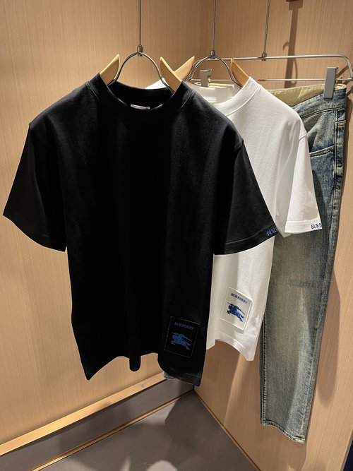 Burberry Eco-friendly Memory Fabric Short-sleeved T-shirt