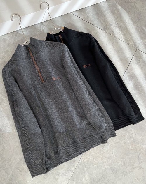 Loro Piana Comfortable and Slimming Knitted Wool Cardigan