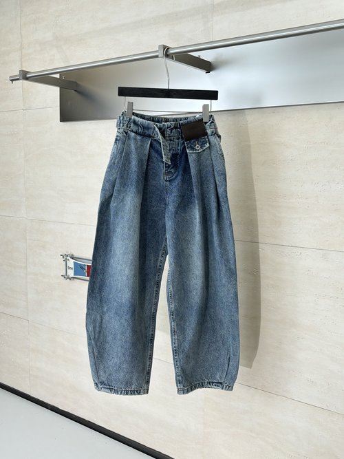 Loewe Denim Jeans with Adjustable Belt