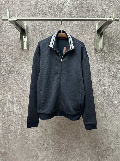 Gucci Jacquard Long Sleeve Casual Coat