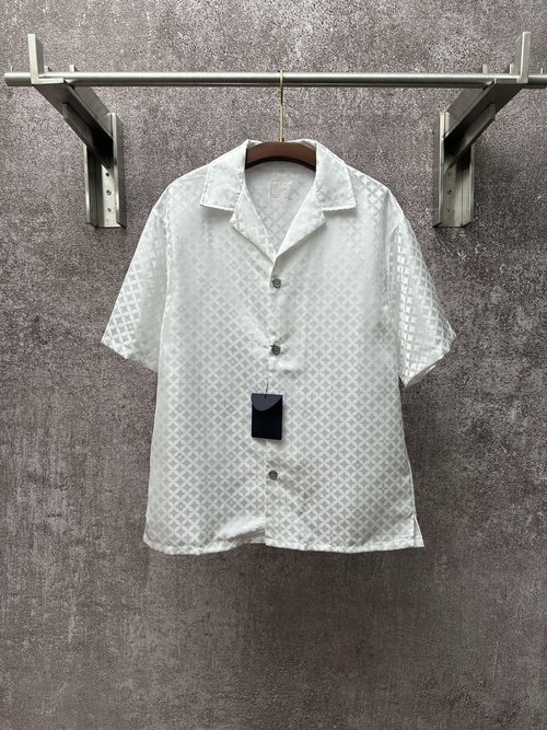 Louis Vuitton Nigo Collaboration Jacquard Short Sleeve Shirt