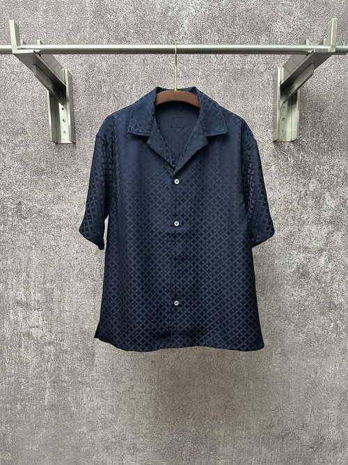 Louis Vuitton Collaborative Jacquard Short-Sleeve Shirt