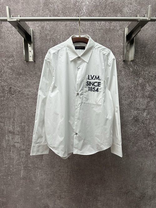 Louis Vuitton 1854 Embroidered Long-Sleeve Shirt