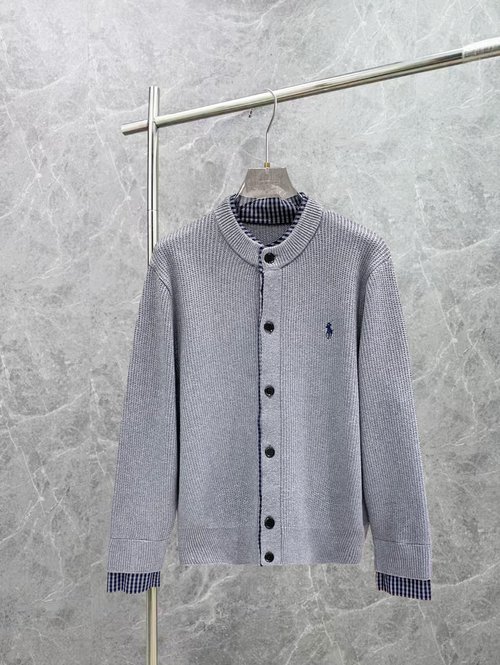 Loro Piana Knitted Cardigan with Pony Embroidery