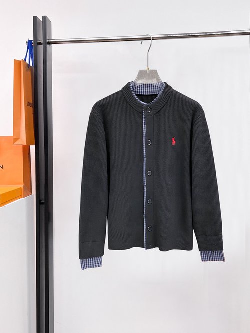 Loro Piana Stylish Knitted Cardigan with Pony Logo