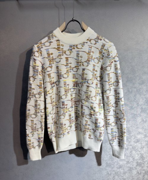 Dior Sophisticated Durable Black and White Knitwear