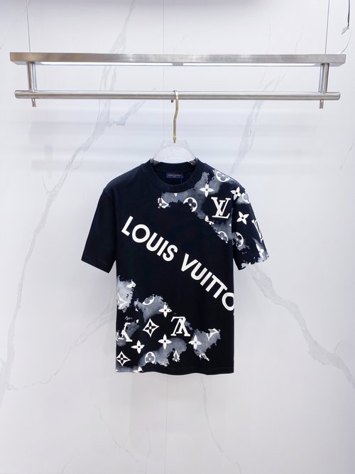 Louis Vuitton Premium Customized Short-sleeved Round-neck T-shirt