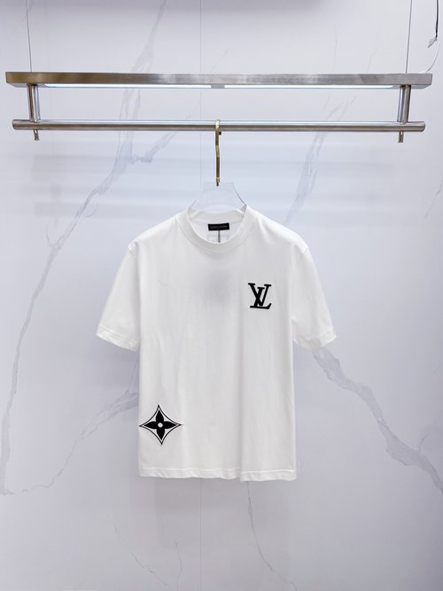Louis Vuitton Premium Customized Short-sleeved Round-neck T-shirt