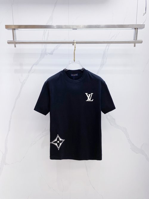 Louis Vuitton Premium Customized Short-sleeved Round-neck T-shirt