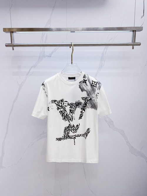 Louis Vuitton New Arrival Short Sleeve Round Neck T-Shirt