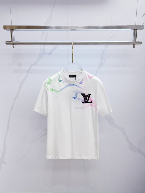 Louis Vuitton Premium Custom Short-sleeve Crew-neck T-shirt