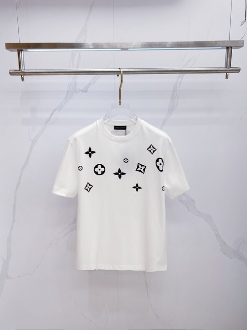 Louis Vuitton Custom Short-sleeve Round-neck T-shirt