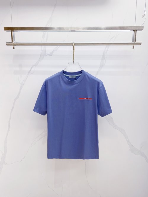 Prada New Arrival Short Sleeve Round Neck T-Shirt