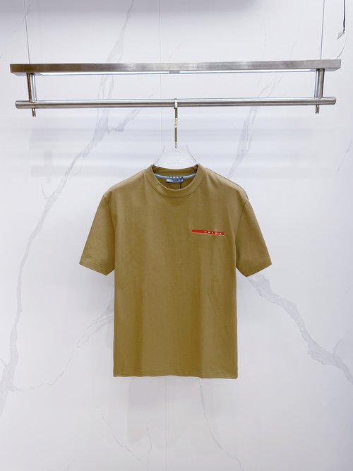Prada Premium Custom Short-sleeved Round-neck T-shirt