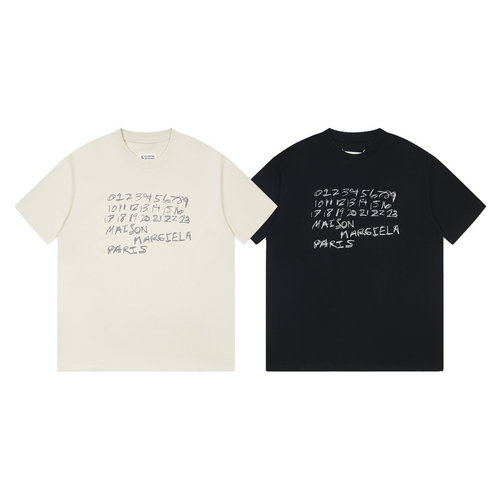 Maison Margiela Handwritten Graffiti T-Shirt with Quadruple Stitching